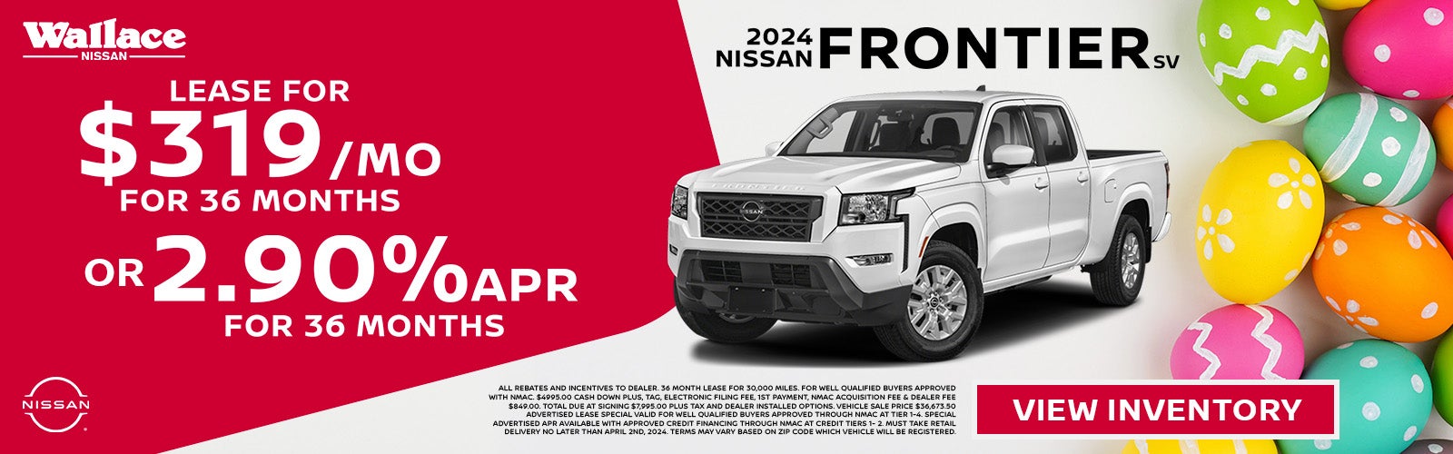 Nissan Frontier Special Offer