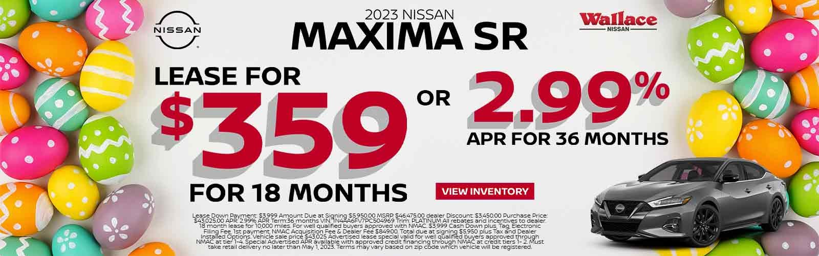 Nissan Maxima Special Offer
