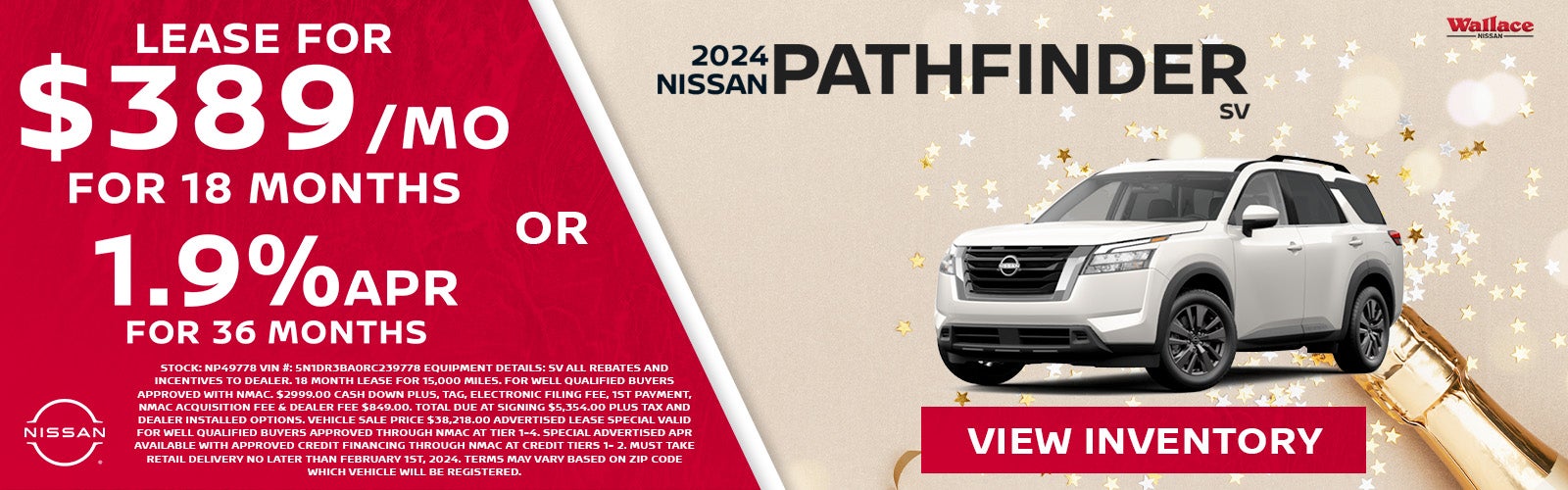 Nissan Pathfinder Special Offer