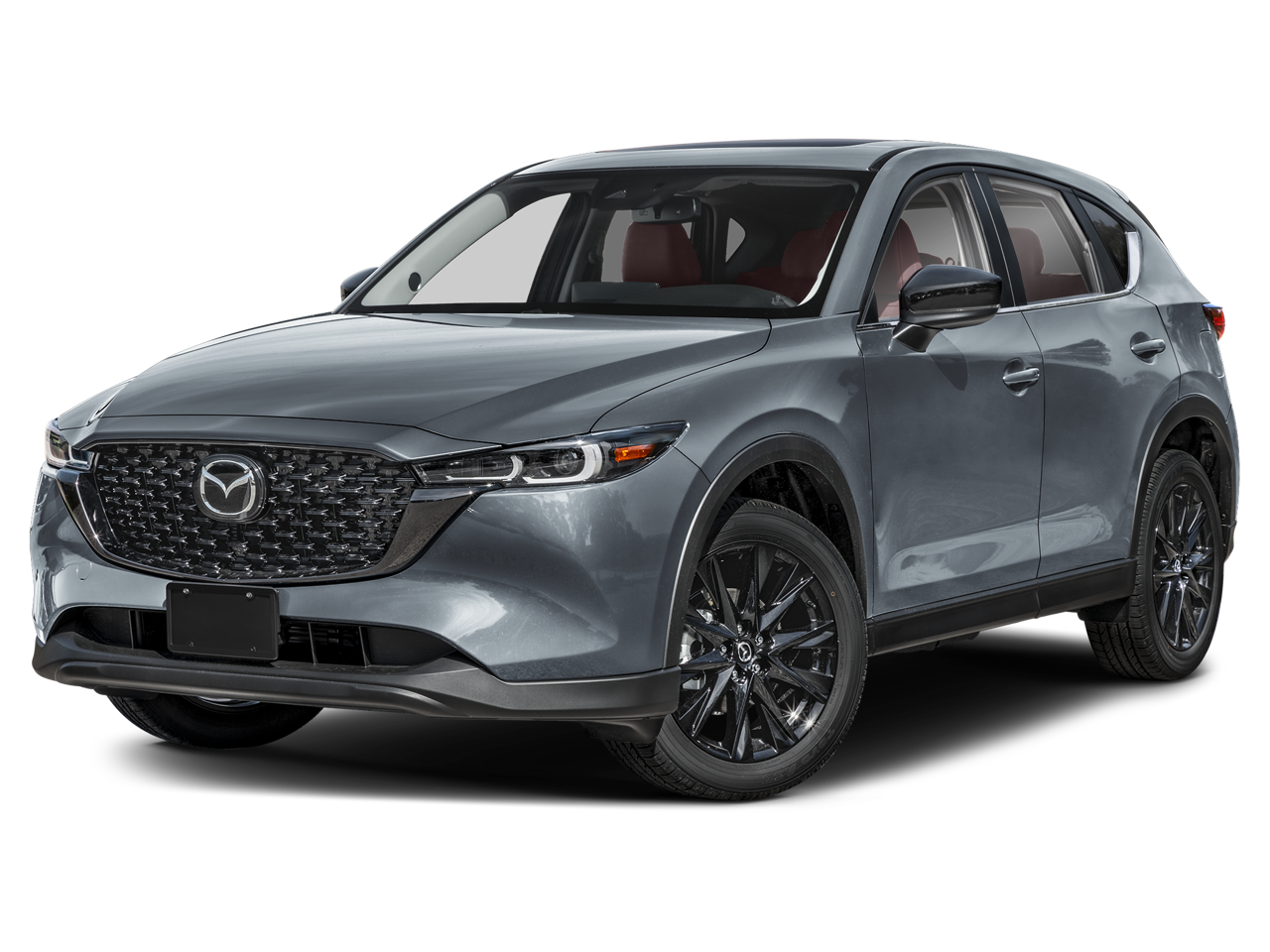 2024 Mazda Mazda CX-5 2.5 S Preferred Package in Polymetal Gray Metallic — front three-quarter view