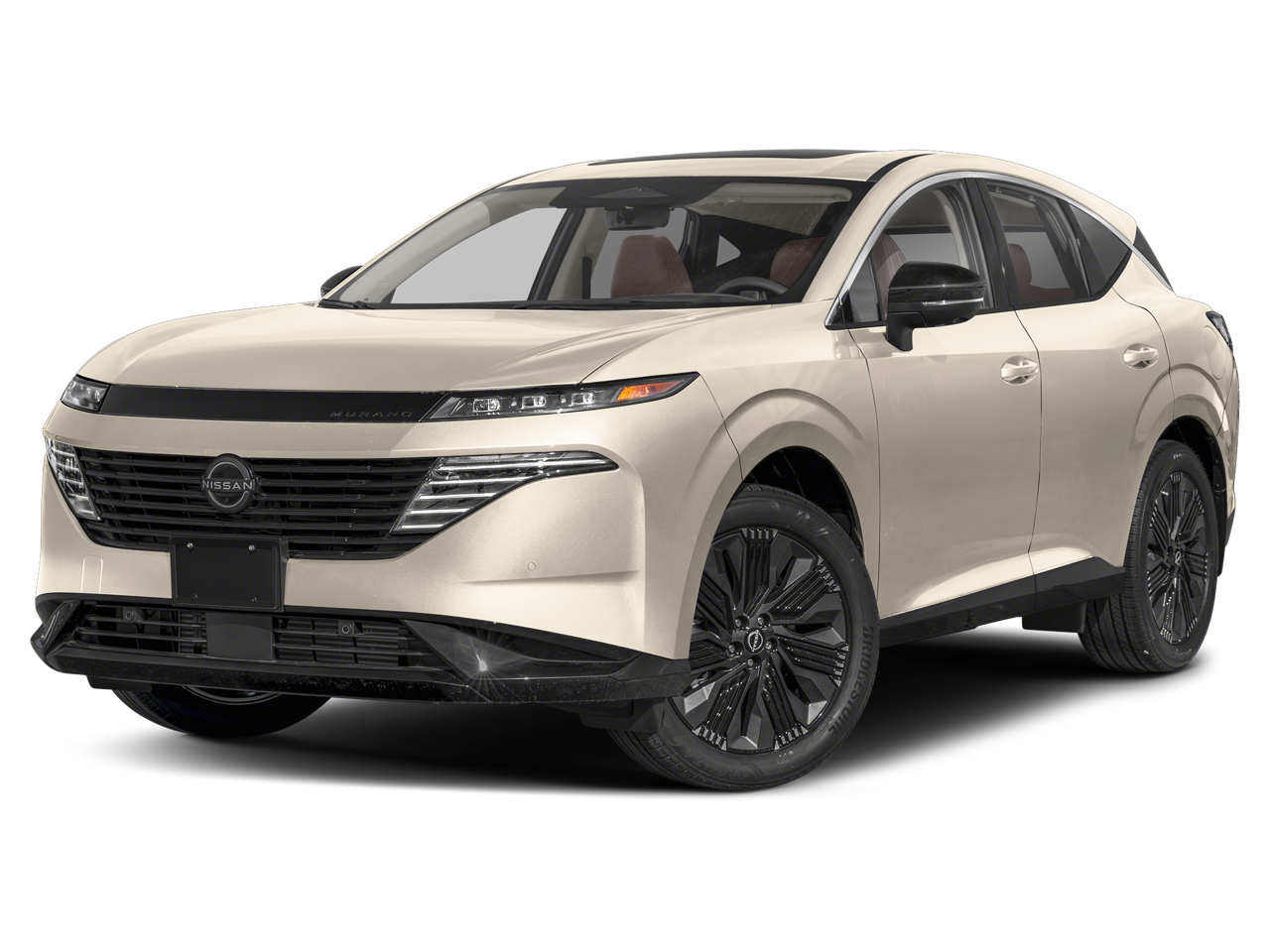 2026 Nissan Murano Platinum in Champagne Silver Metallic — front three-quarter view