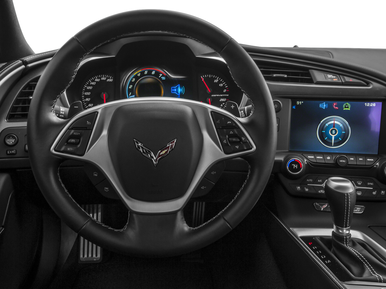 2017 Chevrolet Corvette — interior view