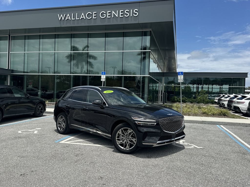 2025 Genesis GV70 2.5T Select in Vik Black — front three-quarter view