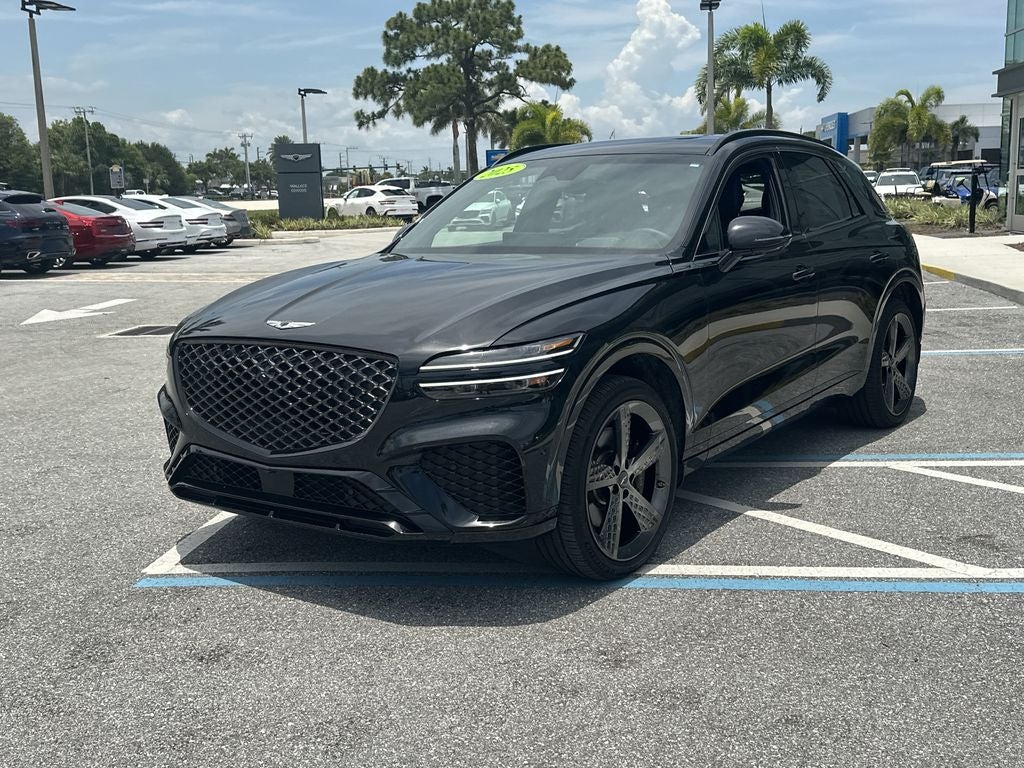 2025 Genesis GV70 — rear three-quarter view