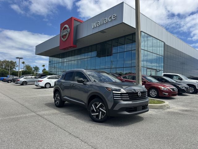 2026 Nissan Kicks SV in Gun Metallic — front three-quarter view