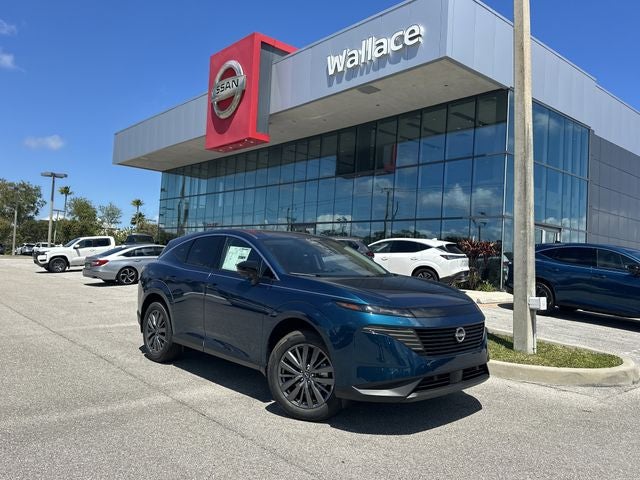 2026 Nissan Murano SL in Aurora Blue Pearl Metallic — front three-quarter view