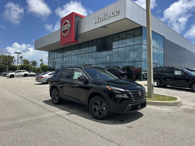 2026 Nissan Rogue SV in Super Black — front three-quarter view