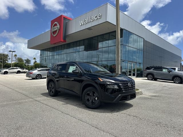 2026 Nissan Rogue SV in Khaki — front three-quarter view