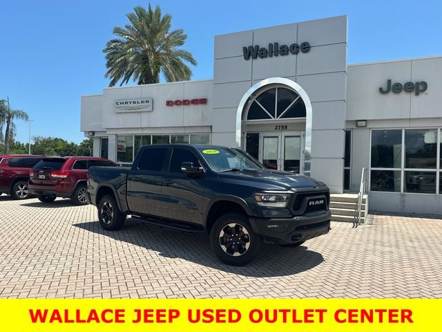 2020 RAM 1500 Rebel in Maximum Steel Metallic Clearcoat — front three-quarter view