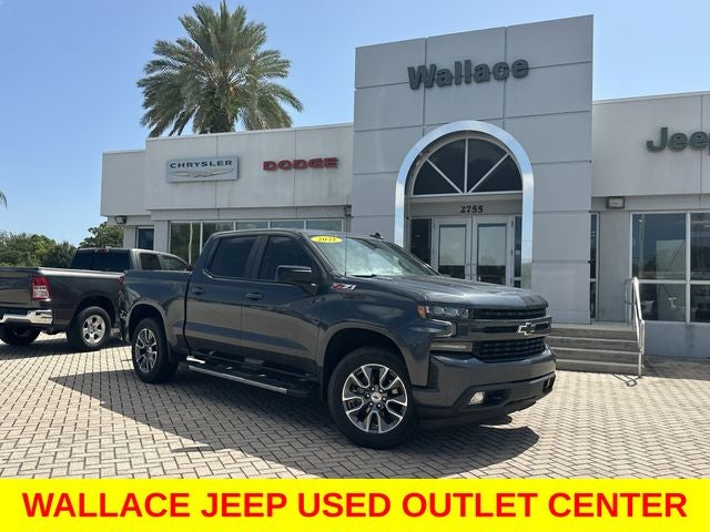 2021 Chevrolet Silverado 1500 RST in Shadow Gray Metallic — front three-quarter view