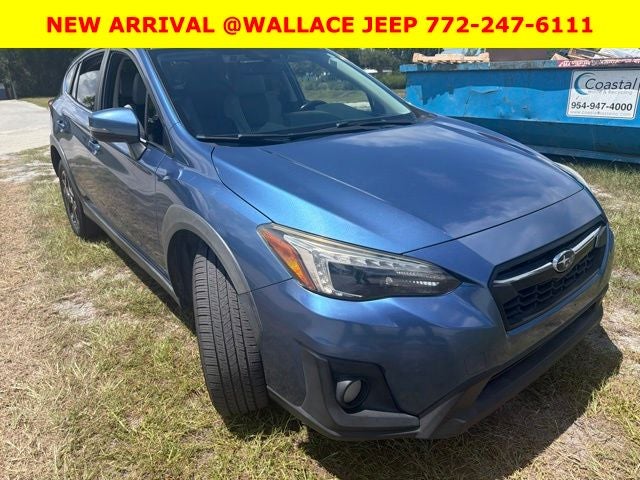 2018 Subaru Crosstrek 2.0i Limited in Quartz Blue — front three-quarter view
