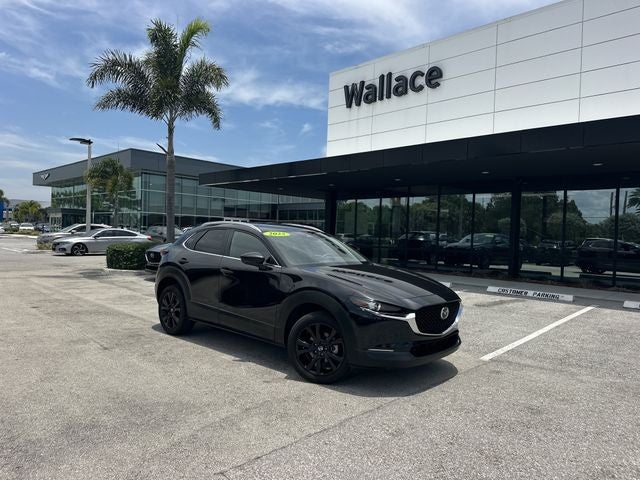 2025 Mazda Mazda CX-30 2.5 S Select Sport in Jet Black Mica — front three-quarter view