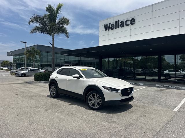 2023 Mazda Mazda CX-30 2.5 S Select Package in Snowflake White Pearl Mica — front three-quarter view