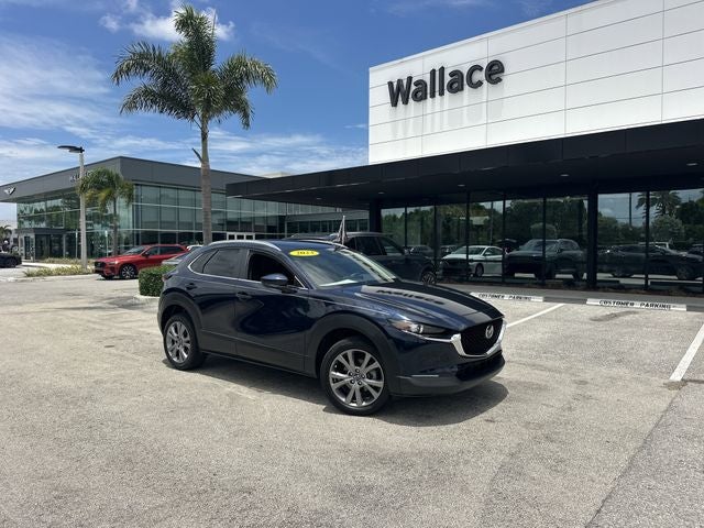 2023 Mazda Mazda CX-30 2.5 S Preferred Package in Deep Crystal Blue Mica — front three-quarter view