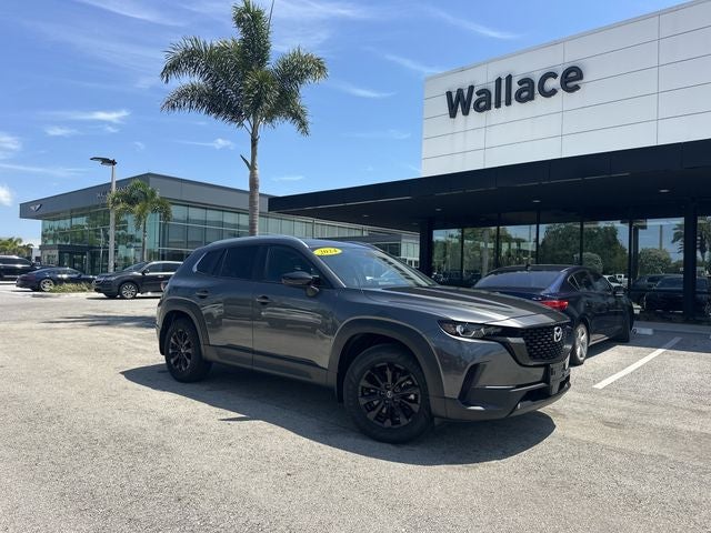 2024 Mazda Mazda CX-50 2.5 S Preferred Package in Machine Gray Metallic — front three-quarter view
