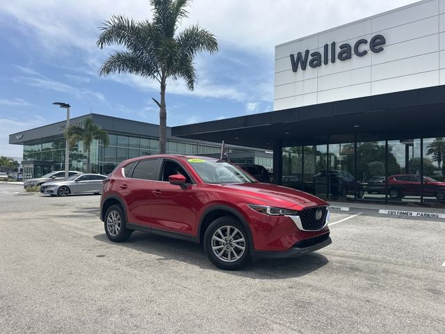 2022 Mazda Mazda CX-5 2.5 S Preferred Package in Red Crystal — front three-quarter view
