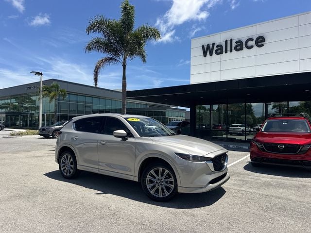 2024 Mazda Mazda CX-5 2.5 S Premium Plus Package in Quartz Metallic — front three-quarter view