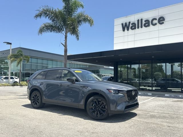 2026 Mazda Mazda CX-90 3.3 Turbo Premium in Gray Metallic — front three-quarter view