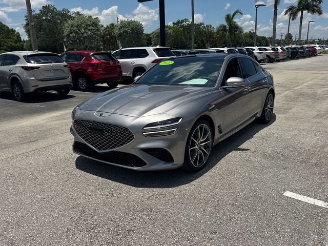 2022 Genesis G70 — side profile view