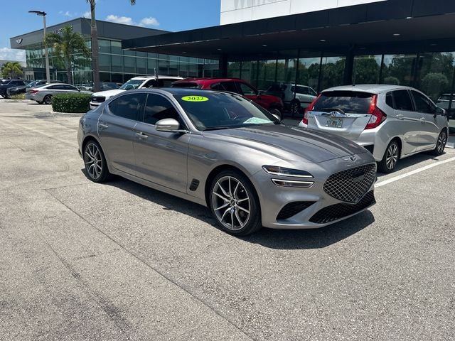 2022 Genesis G70 — interior view