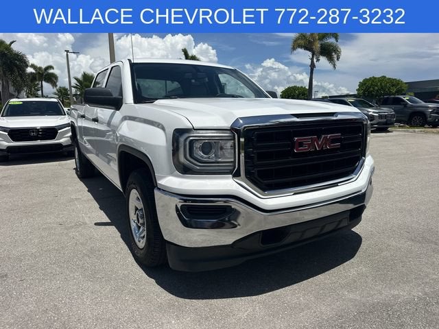2018 GMC Sierra 1500 NA in Summit White — front three-quarter view
