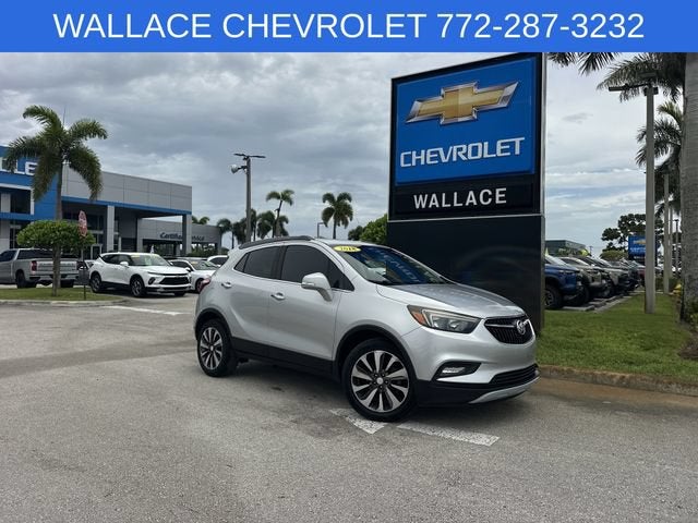 2018 Buick Encore Preferred II in Includes (Cm5) Black Carbon Metallic Lower Exterior Accent Color, Paint Code W700s. — front...